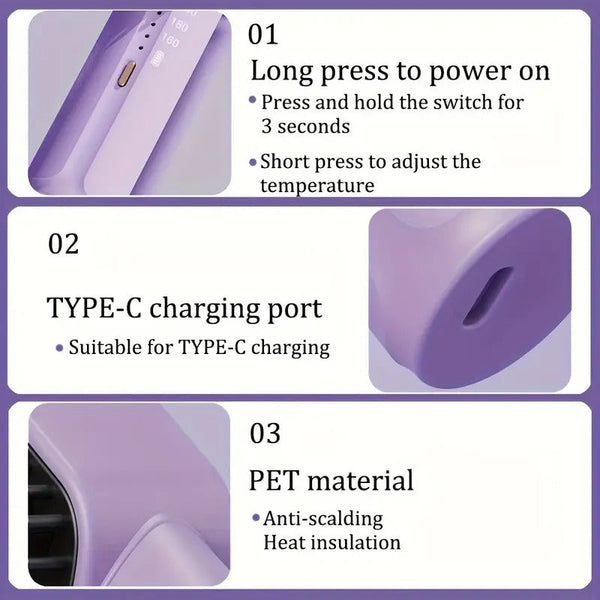 Preorder Cordless Hair Straightener