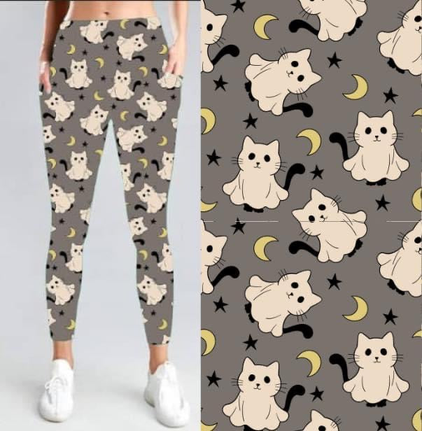 Ghostly Kitty Legging