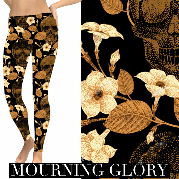Mourning Glory Leggings KIDS ONLY