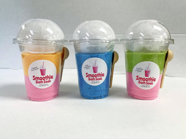 Smoothie Bath Soak Cups - Oily BlendsSmoothie Bath Soak Cups