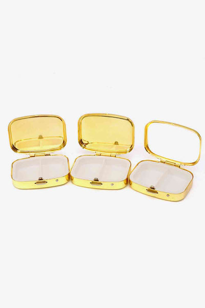 Random 4-Piece Metal Pill Cases