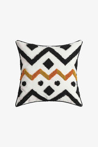 Geometric Embroidered Decorative Throw Pillow Case