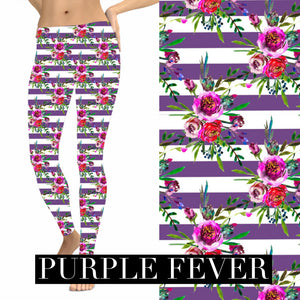 Purple Fever Leggings
