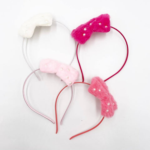 Pearl Bow Headband