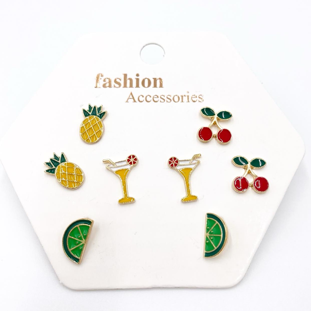 Fruit Cocktail Earring Sets