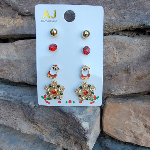 Christmas Earring 4 Pack