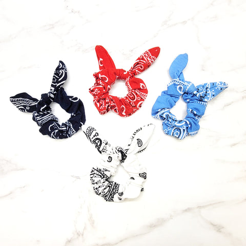 Cottony Bandana Scrunchie