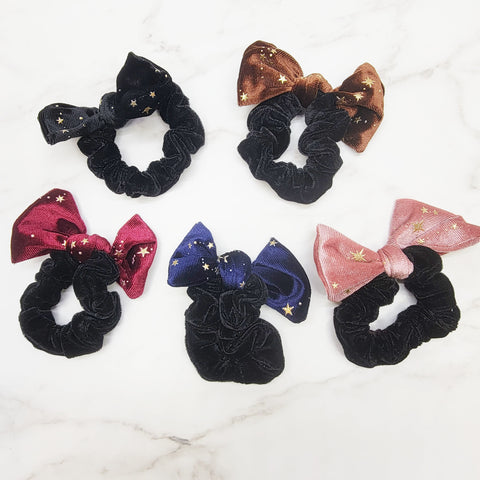 Starry Velvet Scrunchie