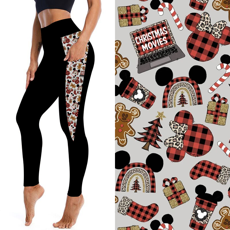 Holiday Cheer and Mouse Ears Leggings