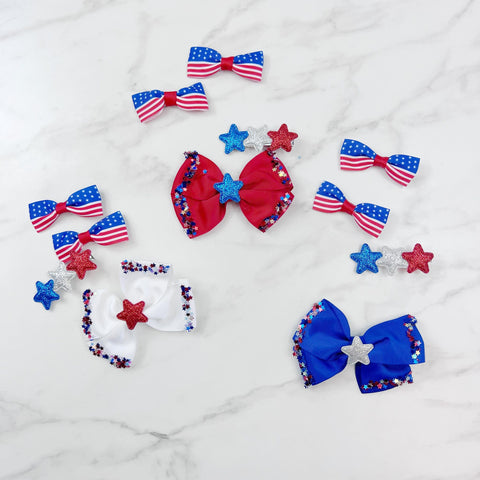 Patriotic Bow Set