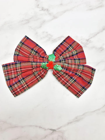 Mistletoe Hair Bow