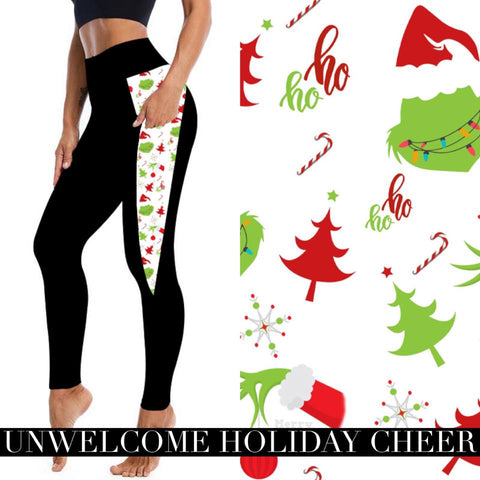 Unwelcome Holiday Cheer Leggings