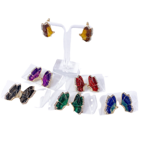 Butterfly Wing Earring Studs