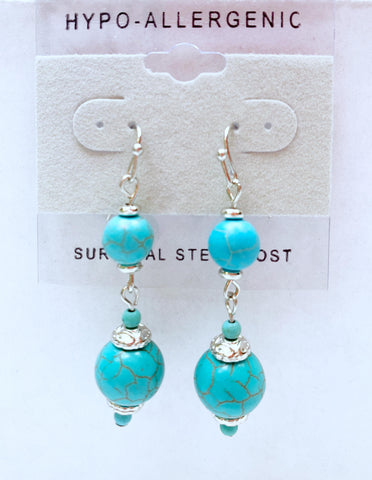 Turquoise Gemstone Earrings