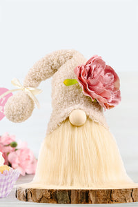 Mother's Day Flower Decor Pom-Pom Trim Faceless Gnome