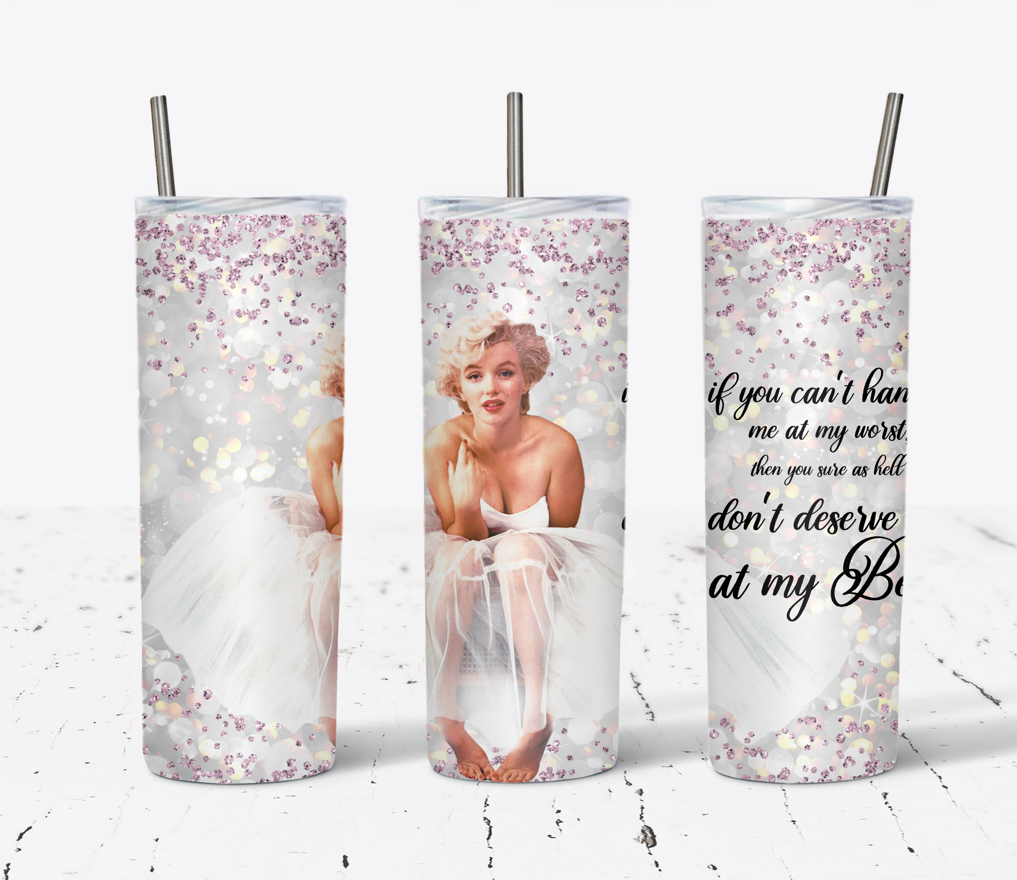 At My Best Marilyn Tumbler