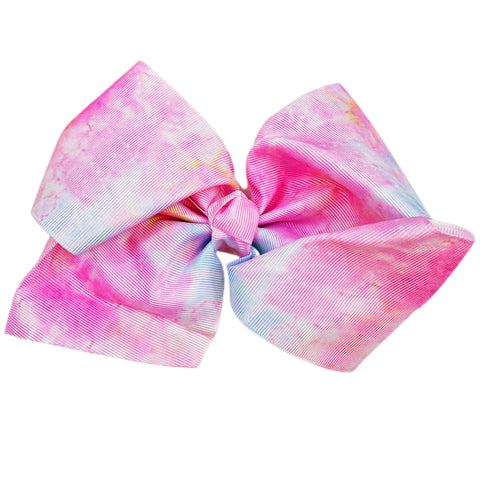 Pink Tie Dye Bow