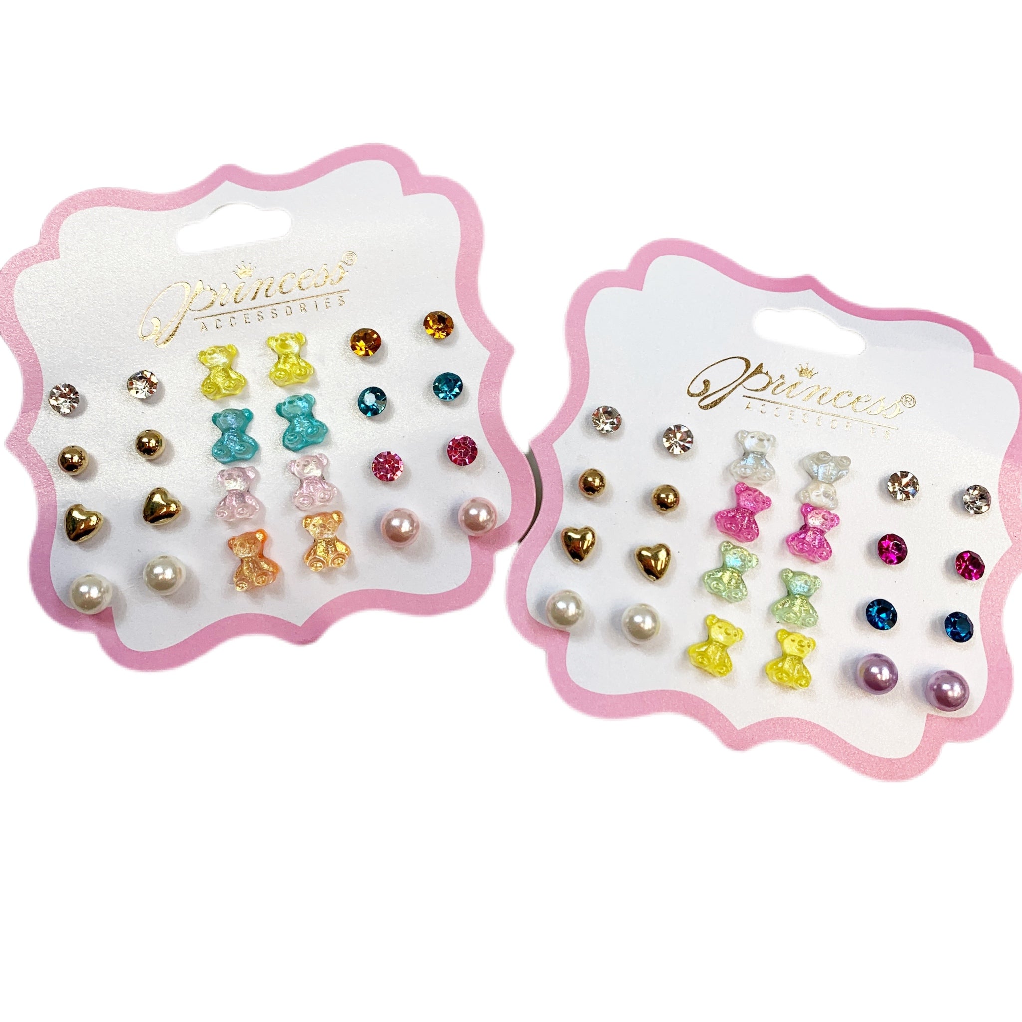 Gummy Bear Gemstone Earrings 12 Stud Pack