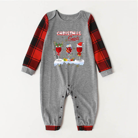 CHRISTMAS SPIRITS Graphic Jumpsuit