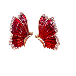Butterfly Wing Earring Studs