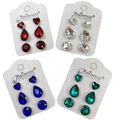 Faux Gemstone Earrings