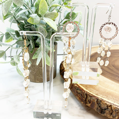 Pearl Dangle Earrings