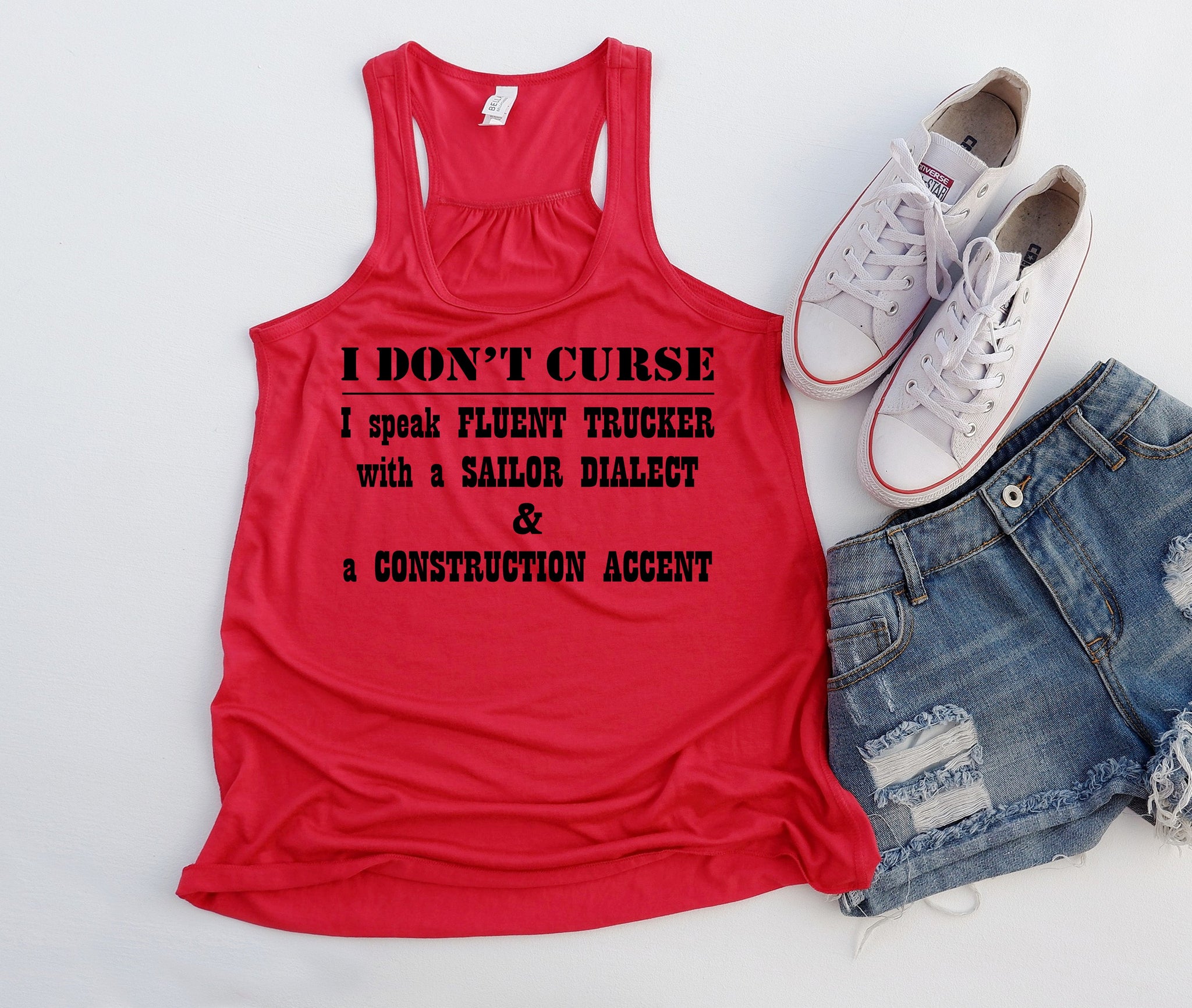 I don't curse