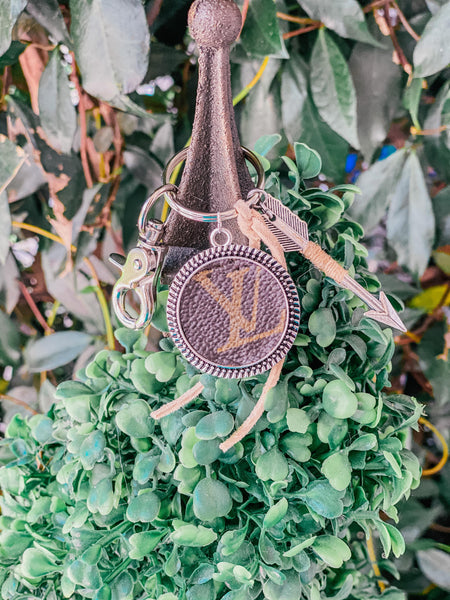 Up-Cycled LV Keychain