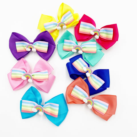 Rainbow Bright Bow