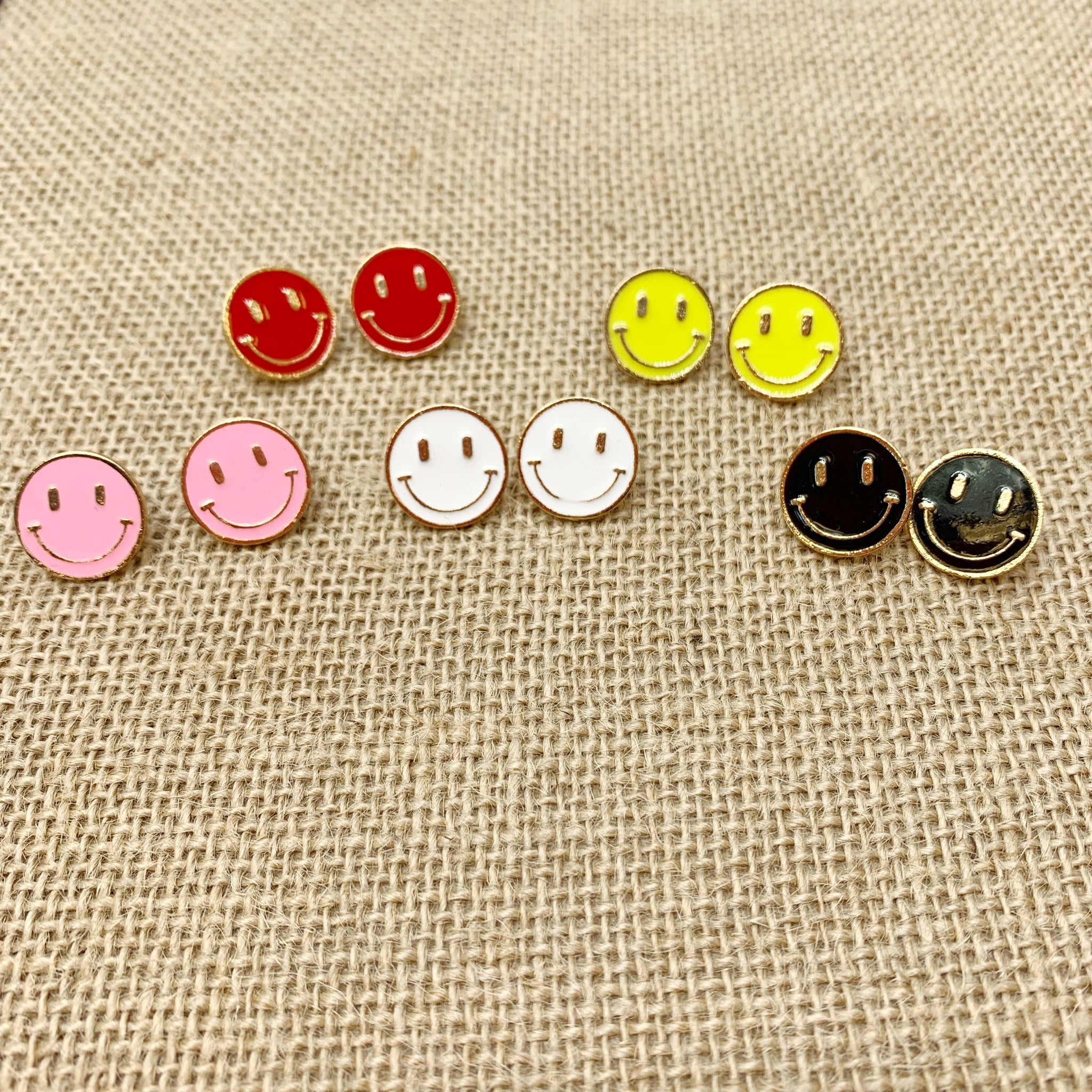 Happy Face Studs