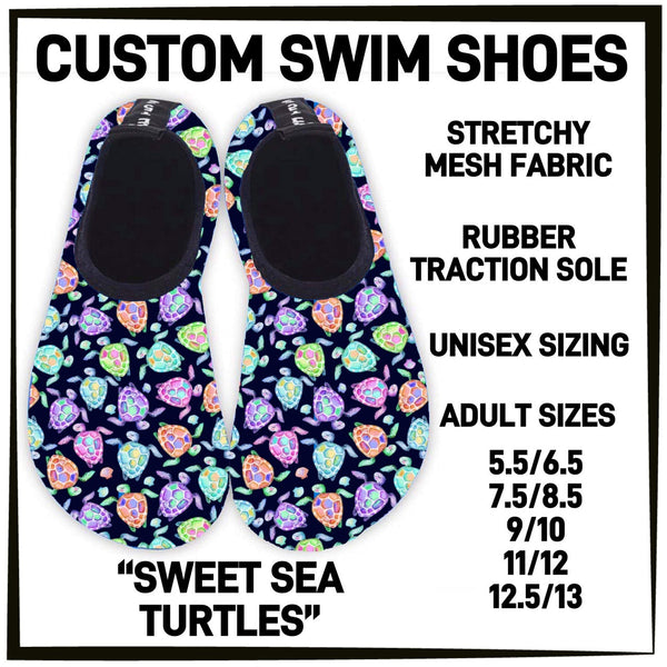 RTS - Sweet Sea Turtles Swim Shoes