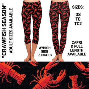 RTS - Crawfish Season Leggings with Pockets
