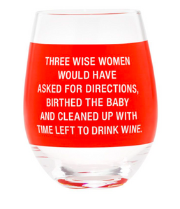 Wise Women, wine glass