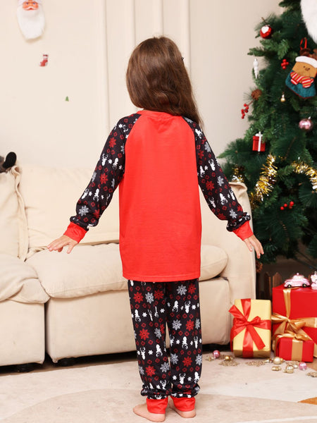 Reindeer Graphic Top and Pants Set