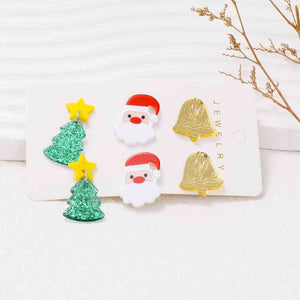 Christmas Alloy Earrings