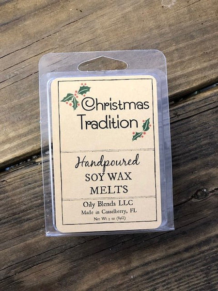 Christmas Scented Soy Wax Melts - 3 oz - Oily BlendsChristmas Scented Soy Wax Melts - 3 oz