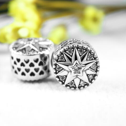 One Piece 925 Sterling Silver Bead Charm