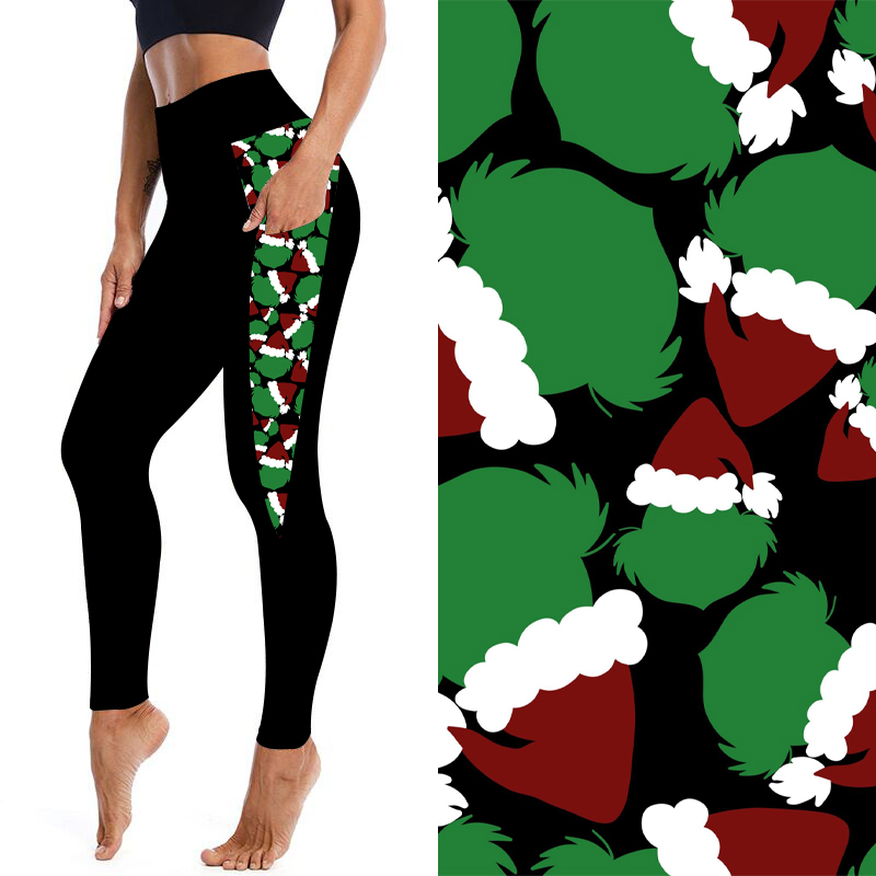 Let It Snow Elsewhere Christmas Leggings