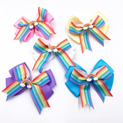 Rainbow Solid Bow