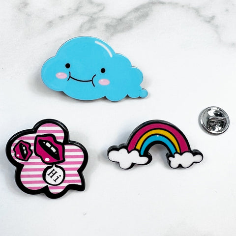 Rainbow Jacket Pins