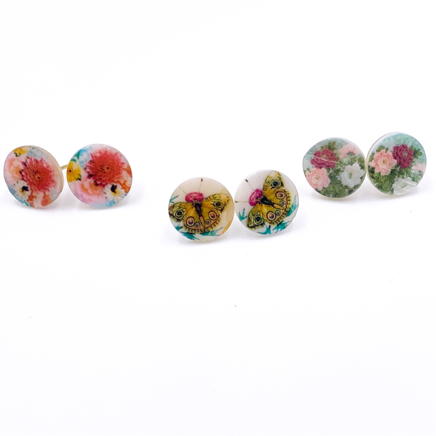 Floral Stud Set