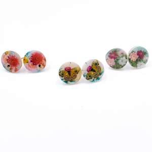 Floral Stud Set