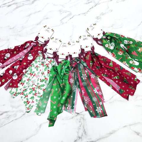 Festive 2 Pack Hair Coil Ribbons