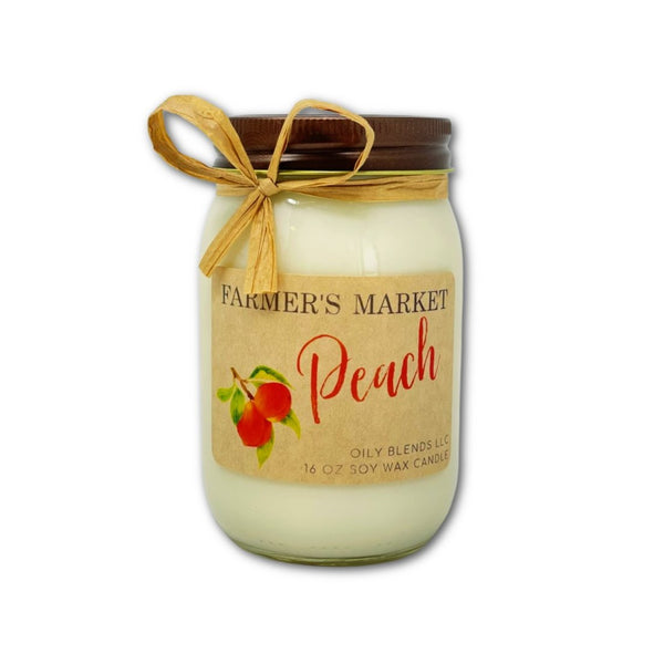 Jumbo Farmer's Market Candles - 100 Hour Burn Time Soy Wax Candles - Oily BlendsJumbo Farmer's Market Candles - 100 Hour Burn Time Soy Wax Candles