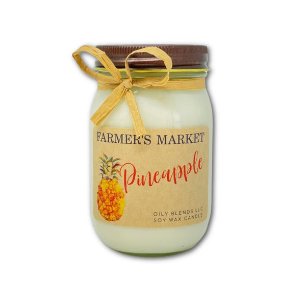 Jumbo Farmer's Market Candles - 100 Hour Burn Time Soy Wax Candles - Oily BlendsJumbo Farmer's Market Candles - 100 Hour Burn Time Soy Wax Candles