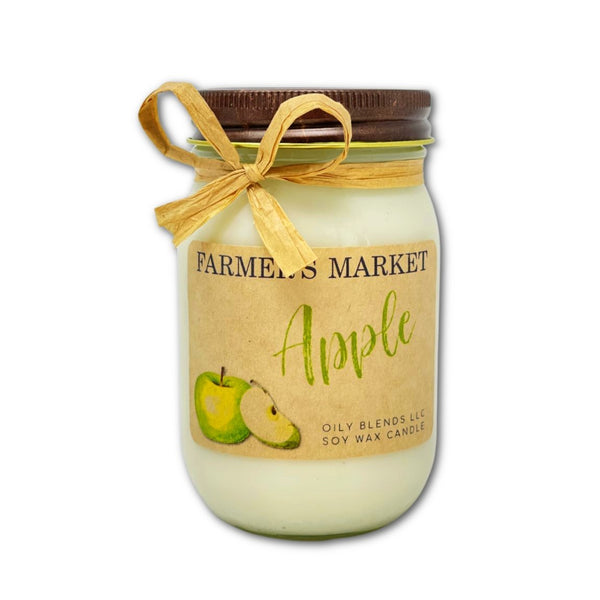 Jumbo Farmer's Market Candles - 100 Hour Burn Time Soy Wax Candles - Oily BlendsJumbo Farmer's Market Candles - 100 Hour Burn Time Soy Wax Candles