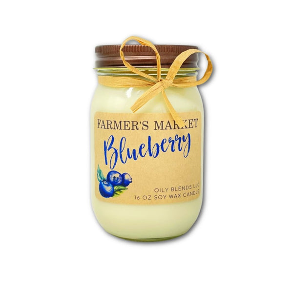 Jumbo Farmer's Market Candles - 100 Hour Burn Time Soy Wax Candles - Oily BlendsJumbo Farmer's Market Candles - 100 Hour Burn Time Soy Wax Candles