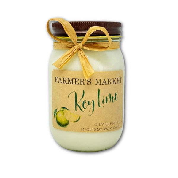 Jumbo Farmer's Market Candles - 100 Hour Burn Time Soy Wax Candles - Oily BlendsJumbo Farmer's Market Candles - 100 Hour Burn Time Soy Wax Candles