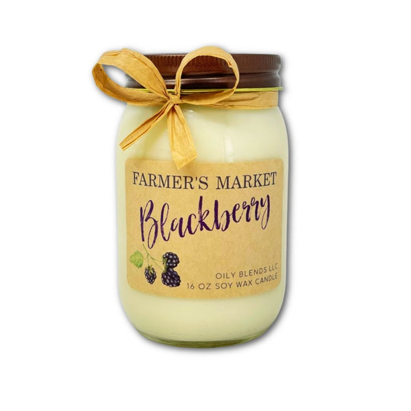 Jumbo Farmer's Market Candles - 100 Hour Burn Time Soy Wax Candles - Oily BlendsJumbo Farmer's Market Candles - 100 Hour Burn Time Soy Wax Candles