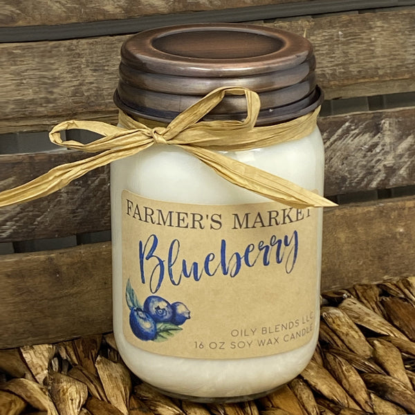 Jumbo Farmer's Market Candles - 100 Hour Burn Time Soy Wax Candles - Oily BlendsJumbo Farmer's Market Candles - 100 Hour Burn Time Soy Wax Candles